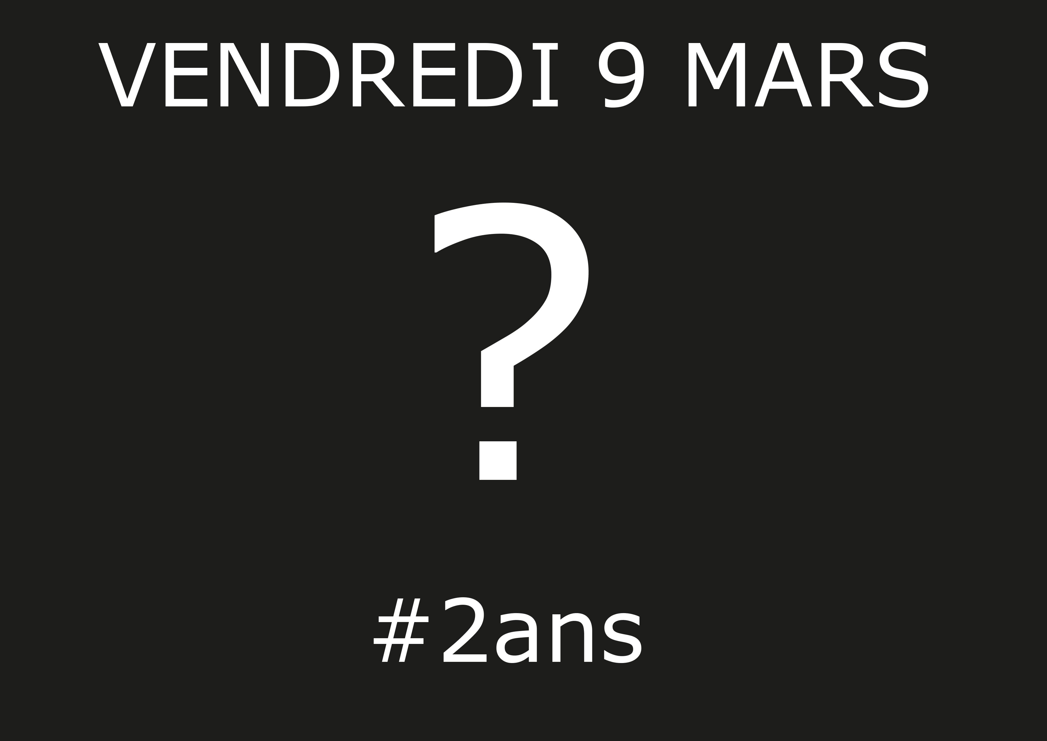 Vendredi 9 Mars